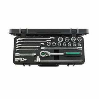 Stahlwille - 52/11/5/17 - 1/2" Doppen + ratel set, 21-delig