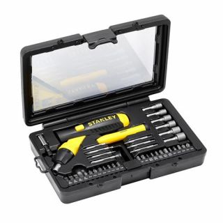 Stanley - 40-dlg Pistoolgreep Ratel-Bit-Set