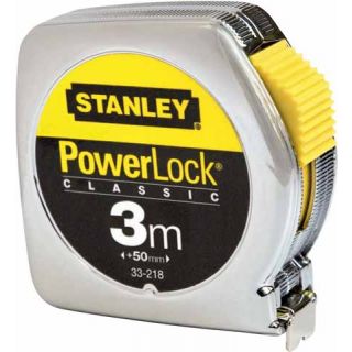 Stanley - Rolbandmaat Powerlock 3m - 12,7mm metaal