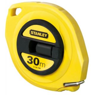 Stanley - Landmeter Staal 30m - 9,5mm gesloten kast