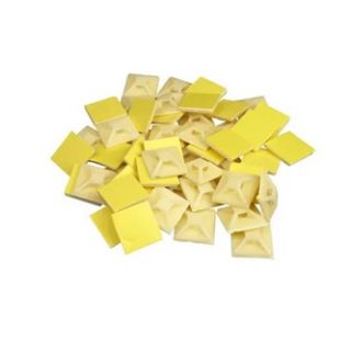 Tack - Plakzadels tbv bundelband 20x20mm, 20stuks