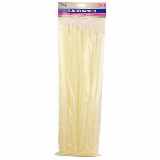 Tack - Bundelbandje 7,5 x 500mm 100st transparant