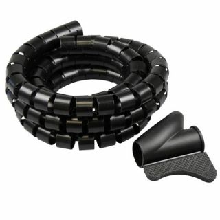 Tack - Ritsslang 28mm x 2 meter, zwart