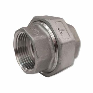 Huismerk - RVS koppeling conisch 2x binnendraad, 1.1/2''