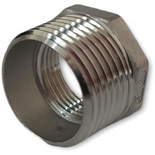 Huismerk - RVS Verloopring buitendraad 1.1/4"x1" binnendraad