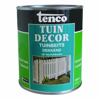 Tenco tuindecor dekkend zwart, 1ltr.
