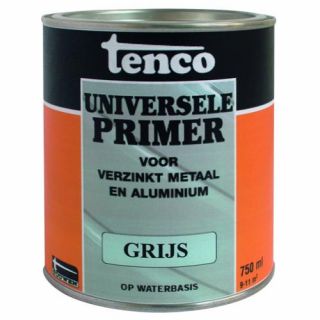 Tenco universele primer grijs op waterbasis, 750ml.