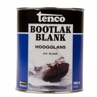 Tenco bootlak 910 blank, 1ltr.