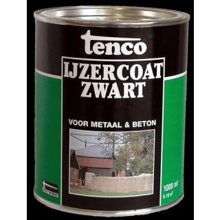 Tenco ijzercoat teervrij zwart, 5ltr.