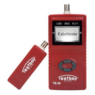 Testboy - Kabeltester/lengtemeter RJ11/45-coax