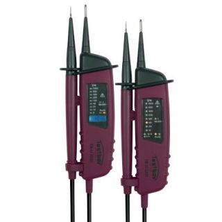 Testboy - 2-polige spanningstester met LED en LCD display