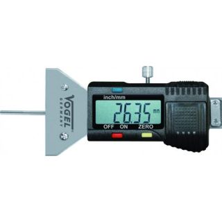 Vogel - Digitale bandenprofielmeter RVS, 0-25x0,01mm