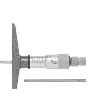 Vogel - Dieptemeter 0-75 mm met wisselplaten