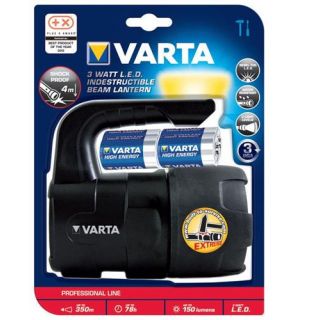 Varta - Onverwoestbare LED zaklamp. 3-watt