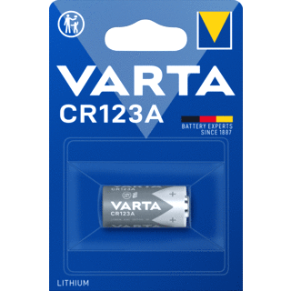 Varta Lithium proff batterij, 3V CR123A