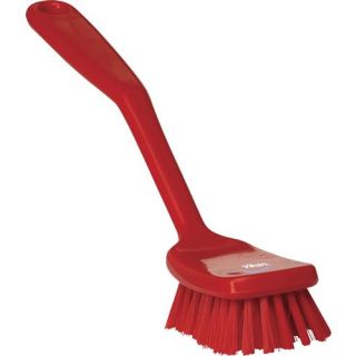 Vikan - Afwasborstel medium 26cm rood