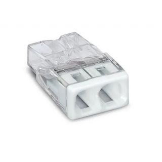 Wago - 2-voudig lasklem mini 0.5-2.5mm² wit