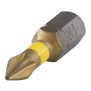 Wolfcraft - 1/4" Torsie TiN-bit, Philips, PH.1x25mm