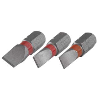 Wolfcraft - 1/4" Bitset, sleufkop, 5,5 - 6,5mm