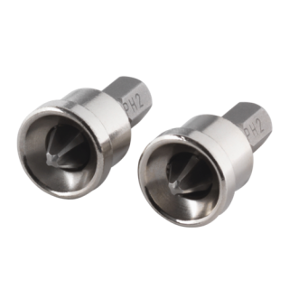 Wolfcraft - 1/4" Gipsplaatbit + aanslag, Pozidriv, PZ.2x25mm