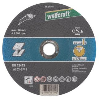 Wolfcraft - Doorslijpschijf voor metaal, 230mm