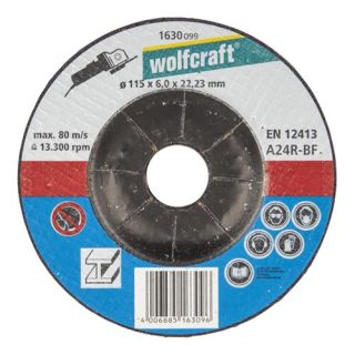 Wolfcraft - Afbraamschijf gebogen, 125x6x22,23mm