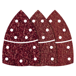 Wolfcraft - Delta schuurschijf K40 95mm, 10-st.
