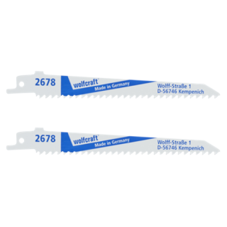 Wolfcraft - Reciprozaagblad bimetaal grof, 2-st.