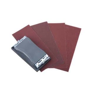 Wolfcraft - Handschuurset, 1x houder, 40 schuurstroken