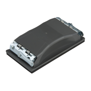 Wolfcraft - Handschuurblok, papierhouder, 85x160x45mm