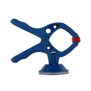 Wolfcraft - Veerklem MINI 30 met zuignap, 2-st.