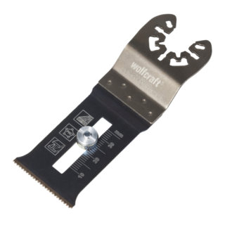 Wolfcraft - Insteekzaagblad 35mm met diepteaanslag, 30-55mm