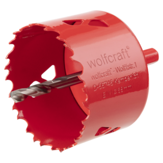 Wolfcraft - Gatzaag van bi-metaal compleet, 68mm