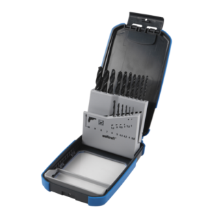 Wolfcraft - HSS Spiraalborenset rolgewalst, 2,0-8,0mm