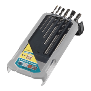 Wolfcraft - Set betonboren “Pro”, hardmetaal, 3-10mm