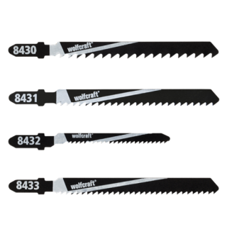 Wolfcraft - Decoupeerzaagbladen set SS bosch, 10-delig