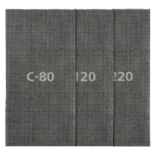 Wolfcraft - Zelfklevend stramien K80,120,220, 93x190mm