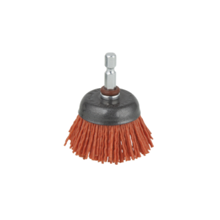 Wolfcraft - Nylondraad-komborstel, agressief, 65x6mm