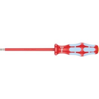 Wera - VDE RVS Sleufkop schroevendraaier, 0,6x3,5x100mm