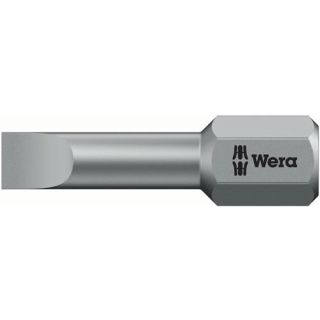 Wera - 1/4" Schroefbit Torsionsform sleufkop, 0,6x4,5x25mm
