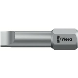 Wera - 1/4" Schroefbit Torsionsform sleufkop, 1,0x5,5x25mm