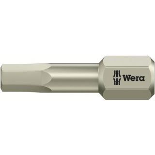 Wera - 1/4" RVS Schroefbit Inbus, 5/32"x25mm