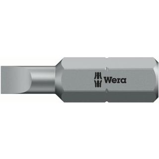 Wera - 1/4" Schroefbit sleufkop, 1,2x6,5x25mm
