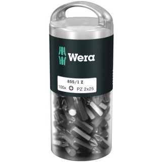 Wera - 1/4" Schroefbits Pozidriv, 100-st PZ.2x25mm