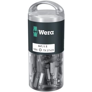 Wera - 1/4" Schroefbits Torx, 100-st T.27x25mm