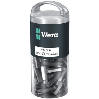 Wera - 1/4" Schroefbits Torx, 100-st T.40x25mm