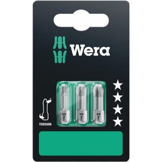 Wera - 1/4" Schroefbits Phillips, PH.1/PH.2/PH.3