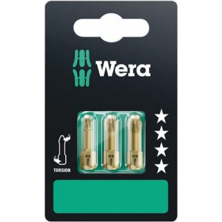 Wera - 1/4" Schroefbits Pozidriv, PZ.1/PZ.2/PZ.3