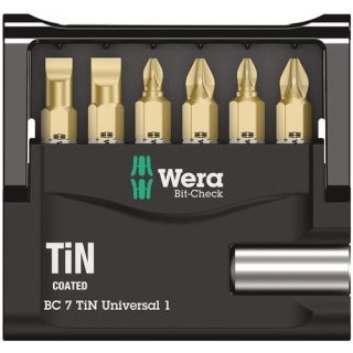 Wera - 1/4" Mini-Check bitset SL + PH + PZ + houder, 6-dlg