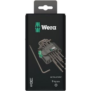 Wera - Stiftsleutelset Torx met kogelkop, 9-dlg